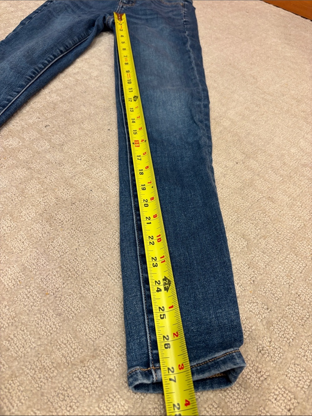 American Eagle Hi-Rise Jeggings Medium Wash Next Level Stretch Denim Womens 2 - Picture 8 of 8